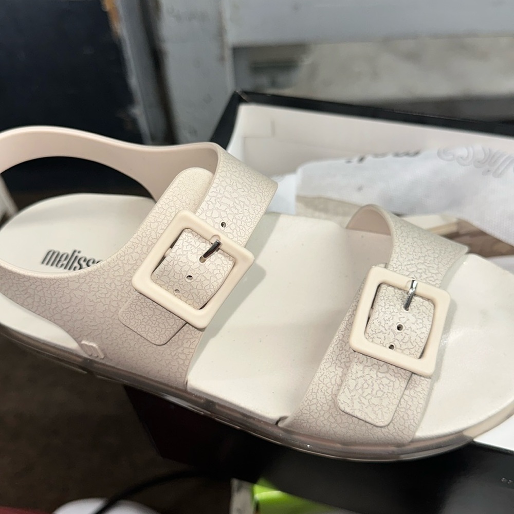 Melissa wide sandal new‎ beige